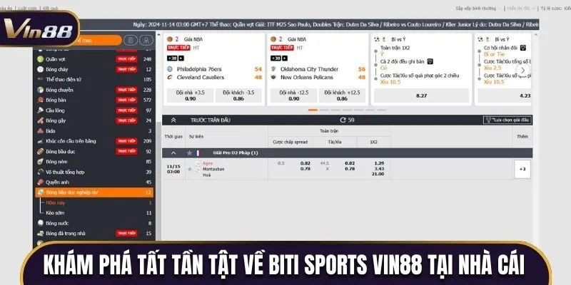 Biti Sports Vin88