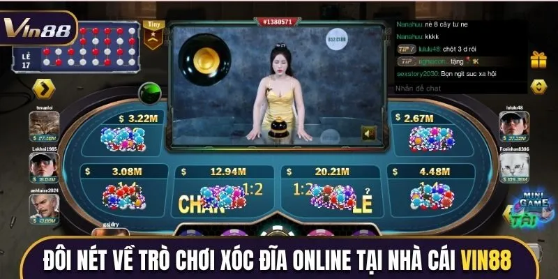 Đôi nét về trò chơi xóc đĩa online tại nhà cái Vin88